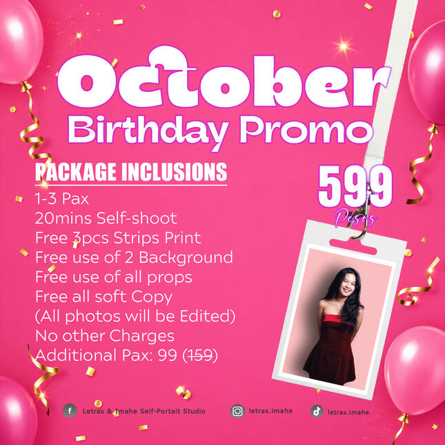 October Birthday Promo