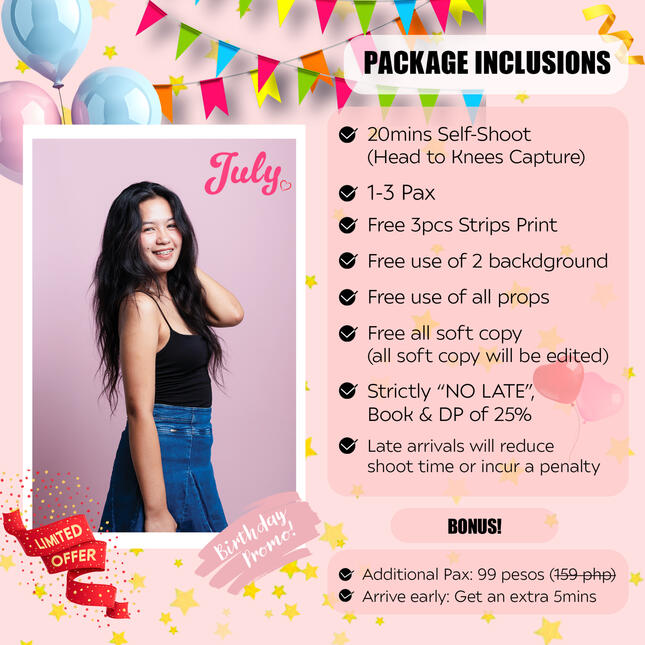 July Birthday Promo